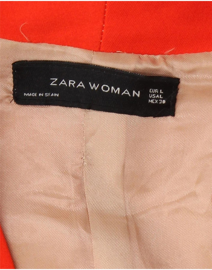Jachetă Bolero pentru femei Zara UK 14, mare portocaliu, viscoză