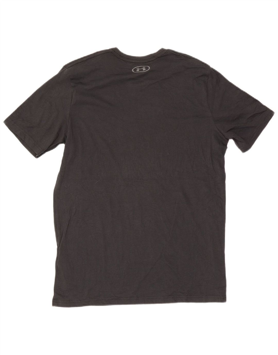 Tricou grafic Under Armour pentru bărbați Top mediu din bumbac negru