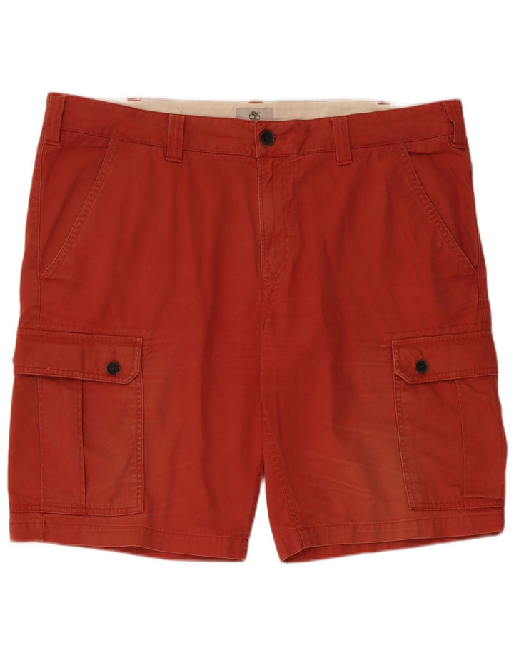 Pantaloni scurți cargo pentru bărbați Timberland W40 XL, bumbac roșu
