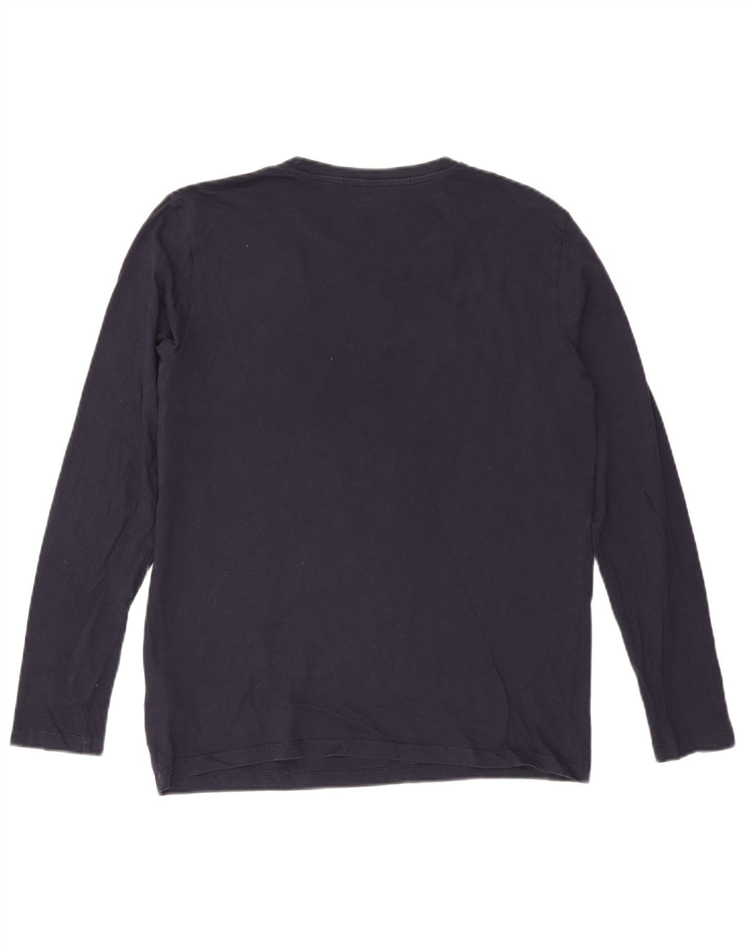 Jack & Jones Top pentru bărbați cu mânecă lungă mare, albastru bleumarin, bumbac