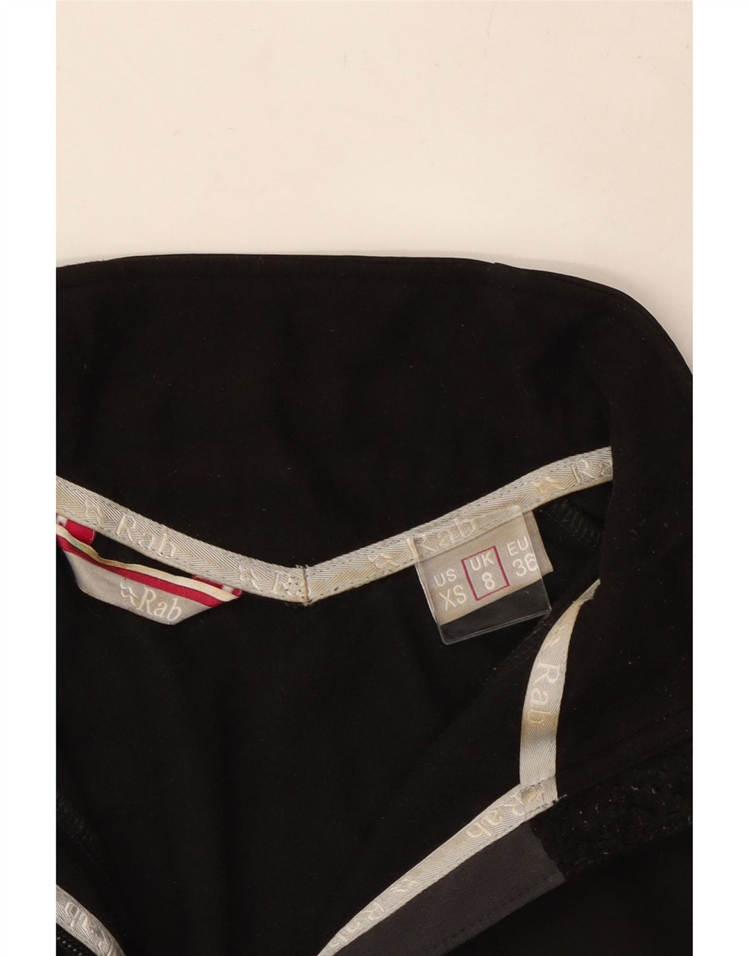 Jachetă de vânt pentru femei RAB UK 8 Small Black Colorblock