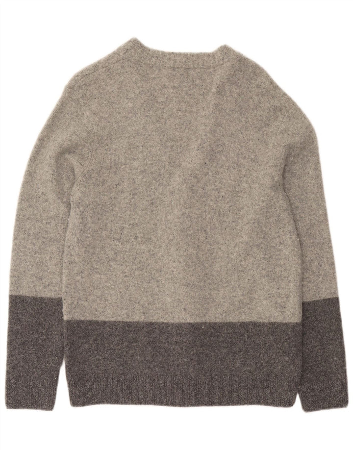 Pulover cardigan pentru bărbați Penguin, lână de miel, mare, gri