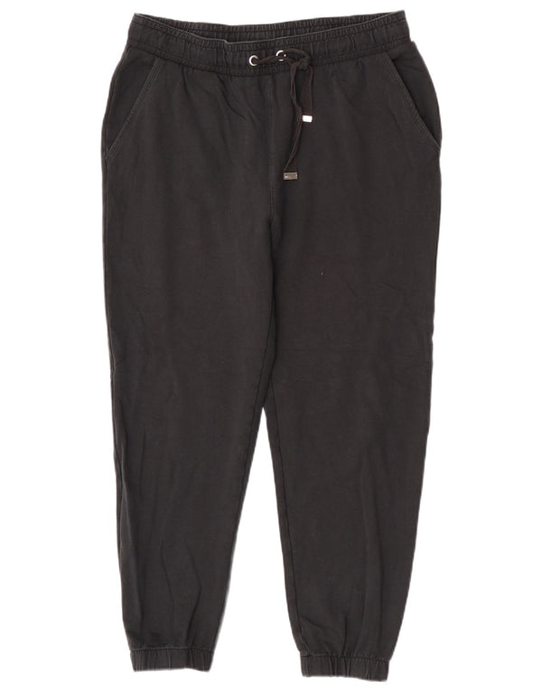 Pantaloni de trening pentru femei Marks & Spencer Pantaloni de jogging UK 14 Bumbac negru mare