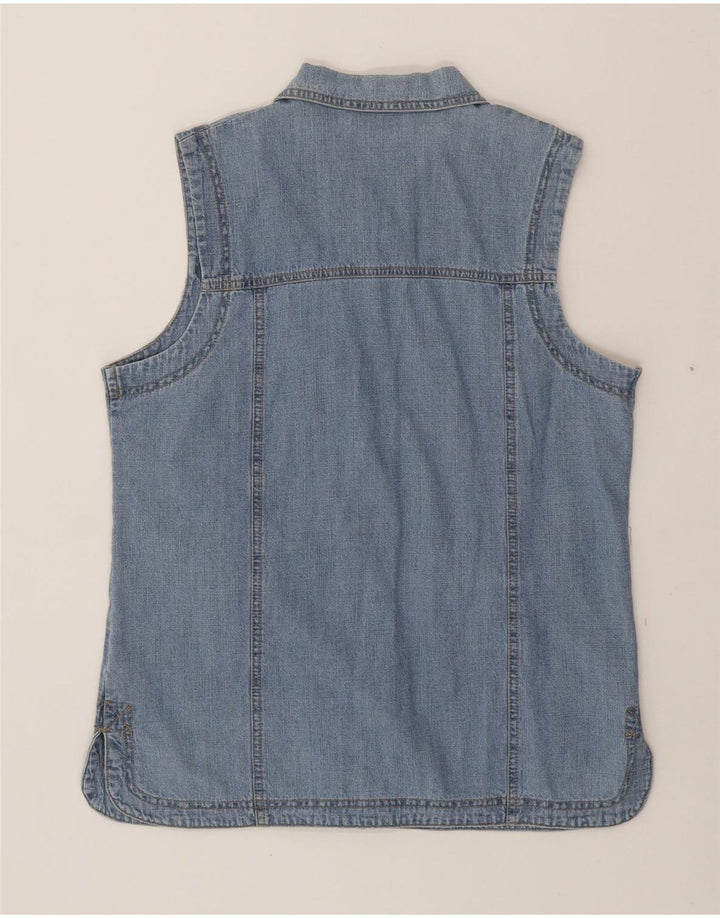STOOKER Womens Denim Gilet UK 12 Medium Blue Cotton Vintage Stooker and Second-Hand Stooker from Messina Hembry 