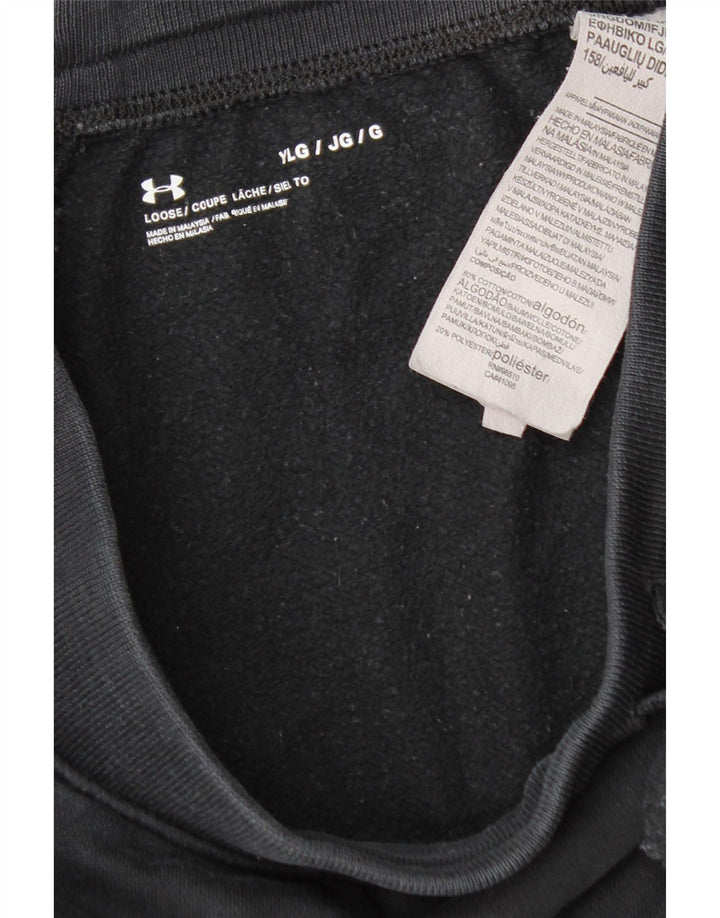 Pantaloni de trening Under Armour pentru băieți Pantaloni de jogging 11-12 ani mare negru