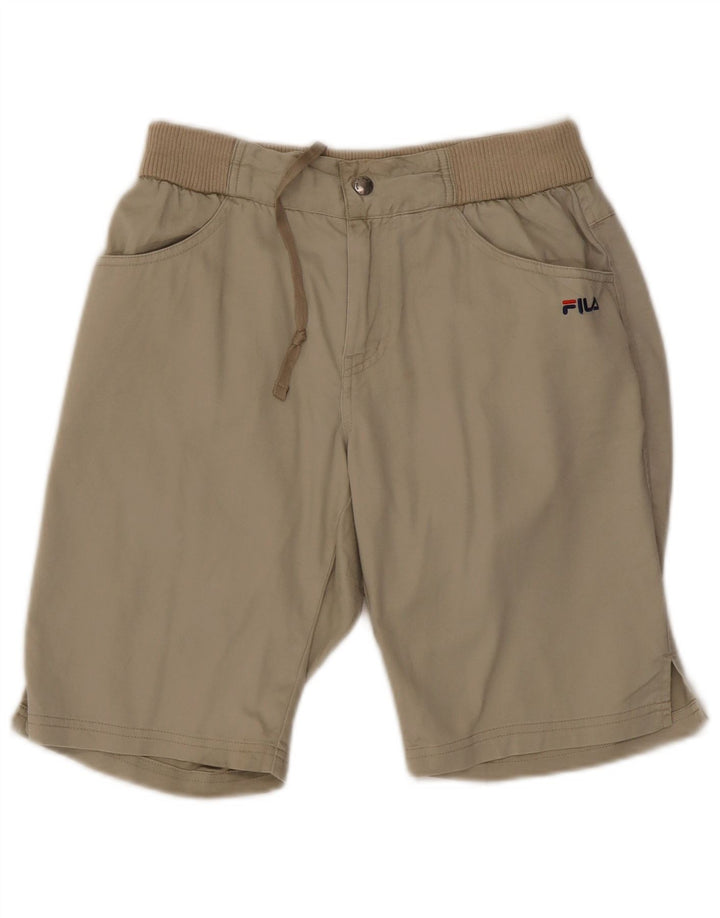 Pantaloni scurți casual pentru femei FILA Medium W28 Bej