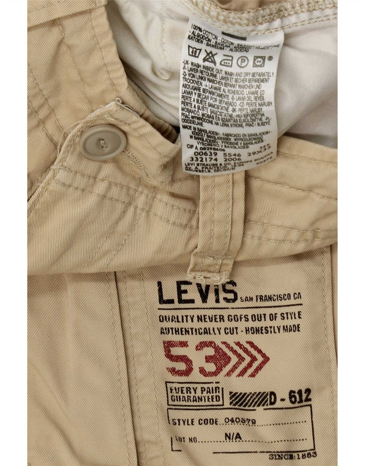 Pantaloni scurți cargo pentru bărbați Levi's W29 Small Beige Bumbac