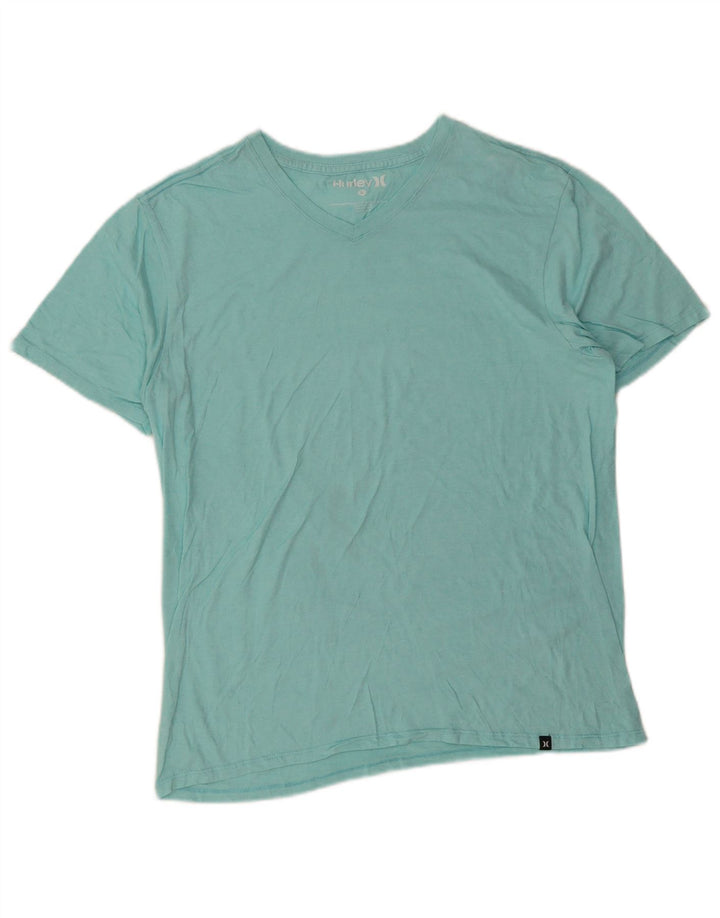 Tricou pentru bărbați Hurley Top mare turcoaz din poliester
