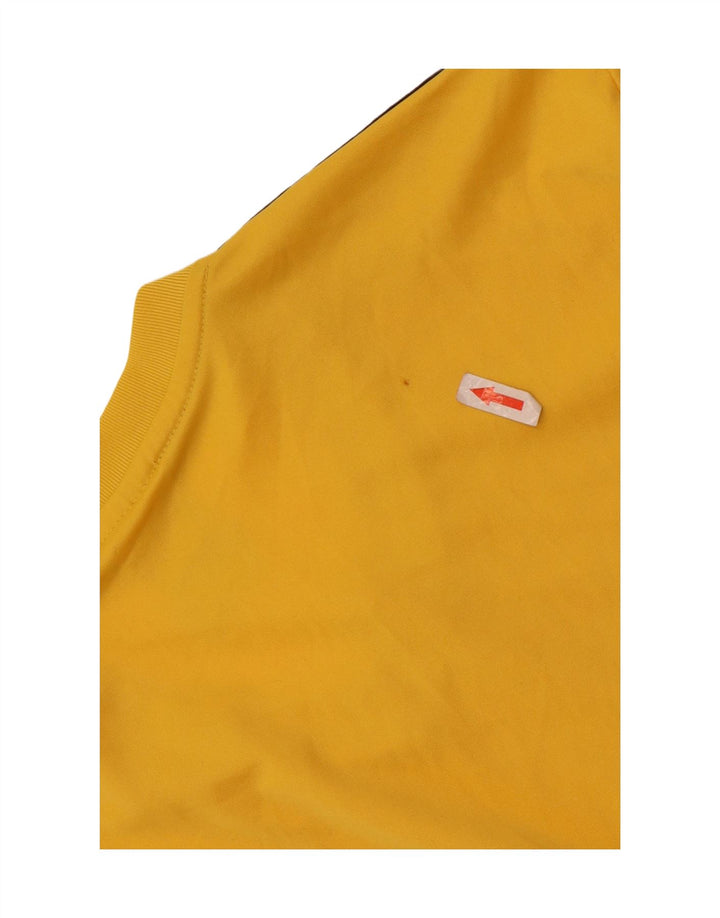 Tricou pentru bărbați Adidas Top mare din poliester galben