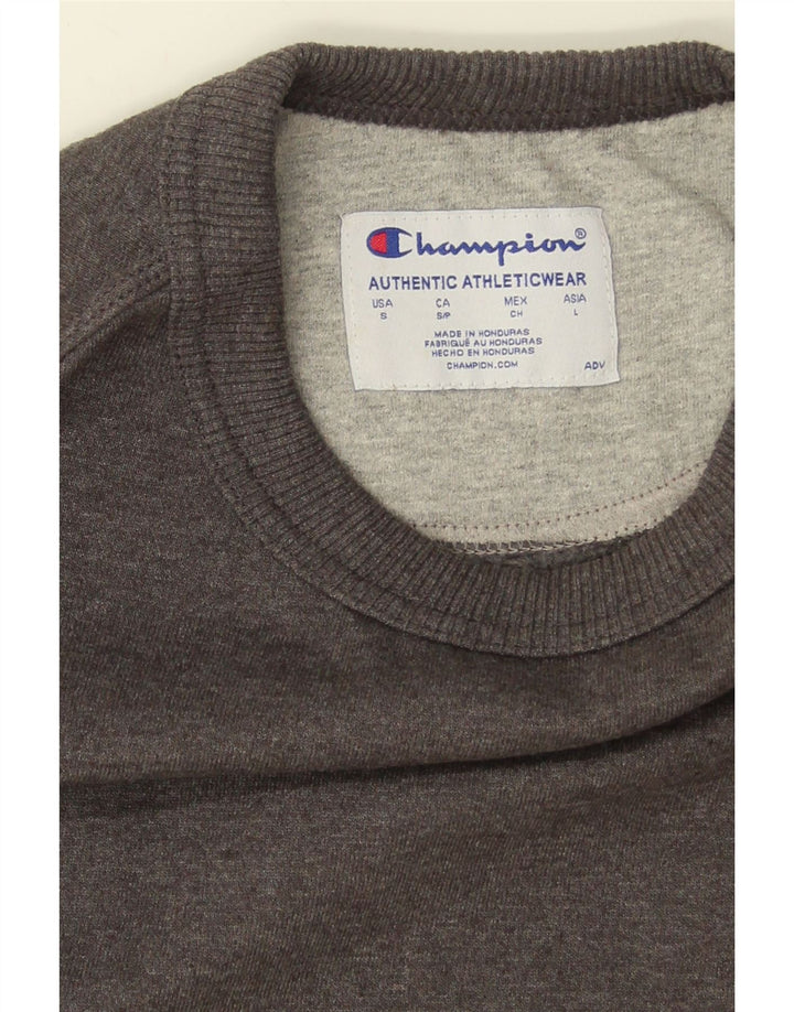 CHAMPION Mens Sweatshirt Jumper Small Grey Cotton Vintage Champion and Second-Hand Champion from Messina Hembry 