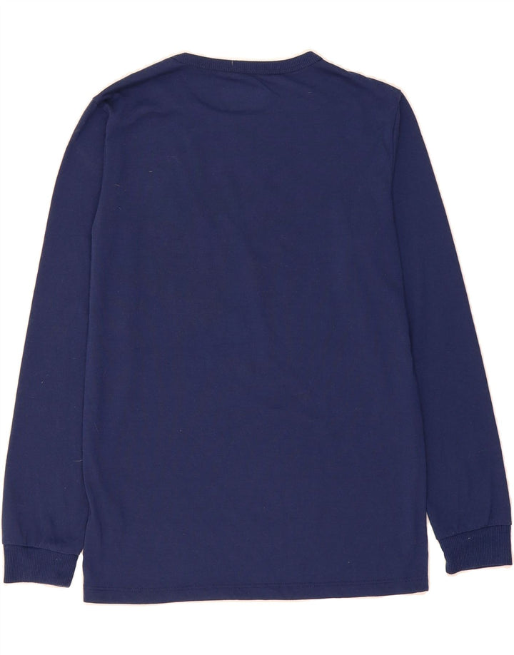 EDDIE BAUER Boys Graphic Top Long Sleeve 14-15 Years Large Navy Blue Vintage Eddie Bauer and Second-Hand Eddie Bauer from Messina Hembry 