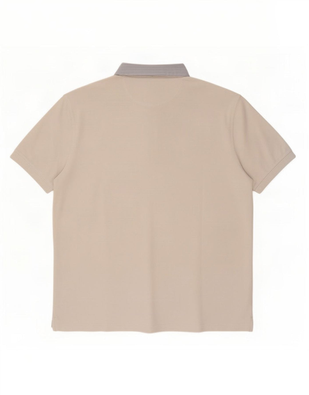 Tricou polo Massimo Dutti pentru bărbați, bumbac alb 2XL