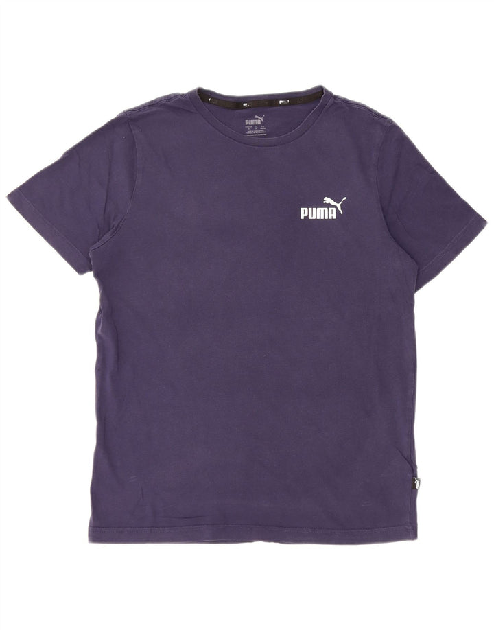 Tricou pentru bărbați Puma Top mic din bumbac bleumarin