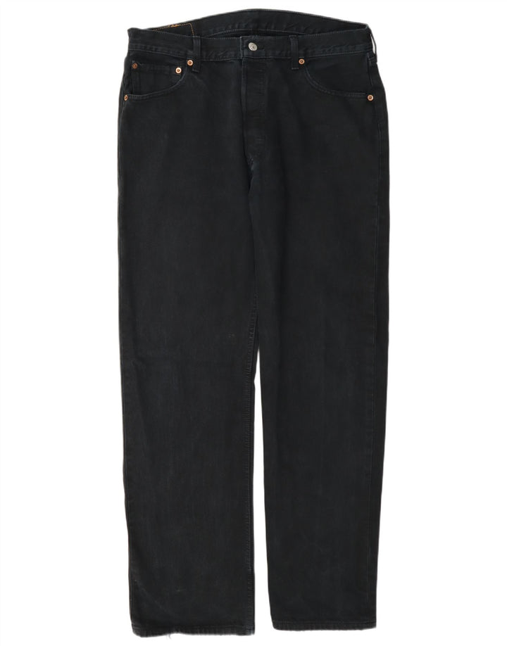 Blugi drepti pentru bărbați Levi's 501 W34 L32 bleumarin