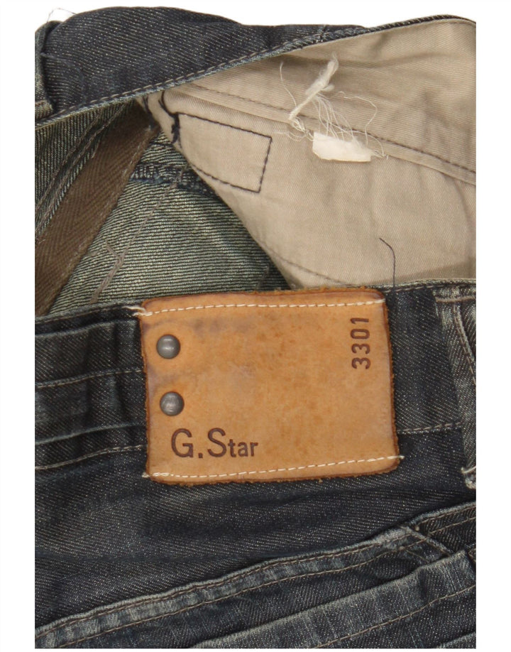 Blugi G-Star Cargo Slim pentru bărbați W34 L31 bleumarin