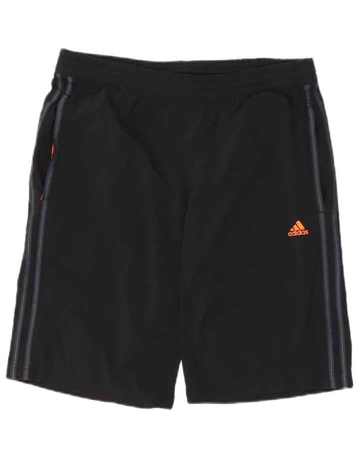 Pantaloni scurți sport pentru bărbați Adidas Climacool, poliester negru mic
