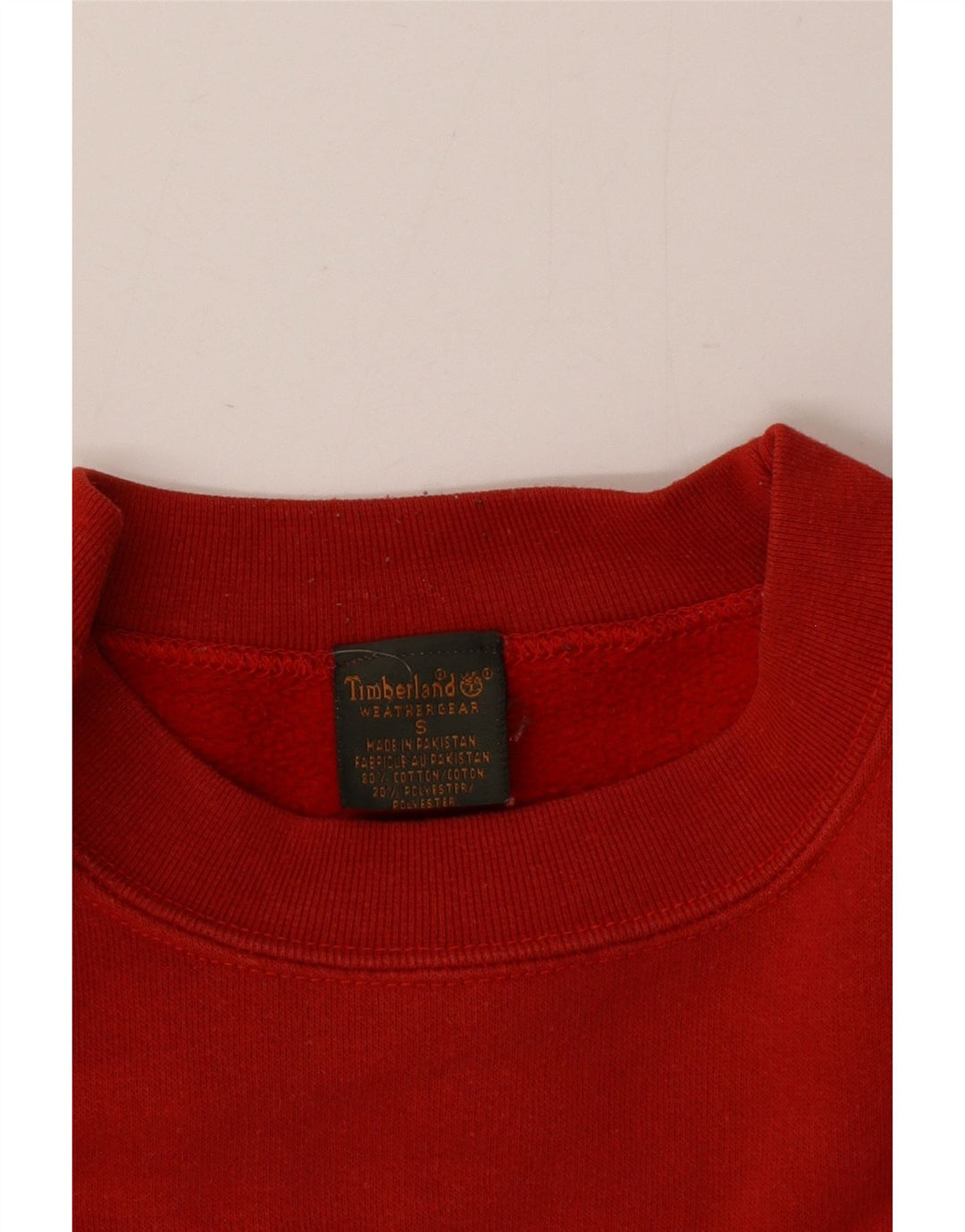 Hanorac grafic pentru bărbați Timberland Jumper mic, roșu, bumbac
