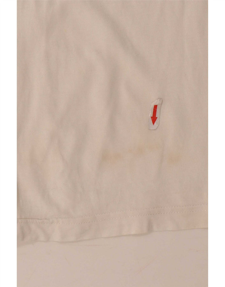 Tricou grafic Puma pentru bărbați Top Mediu Alb
