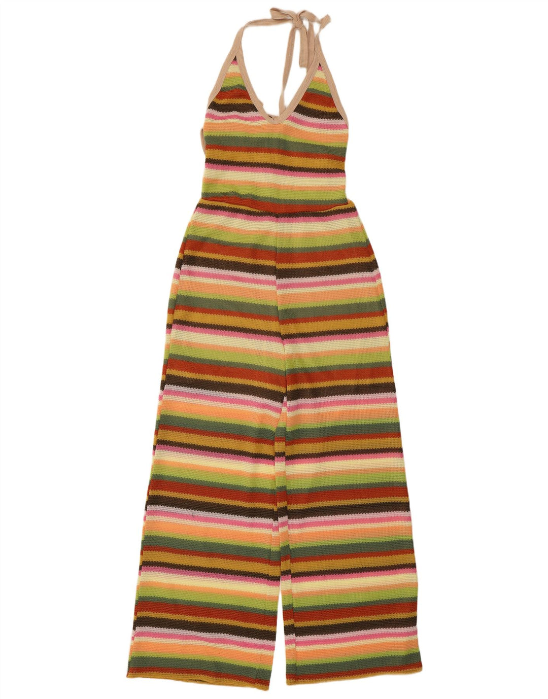 Salopetă SHEIN pentru femei, UK 14, poliester cu dungi multicolore medii
