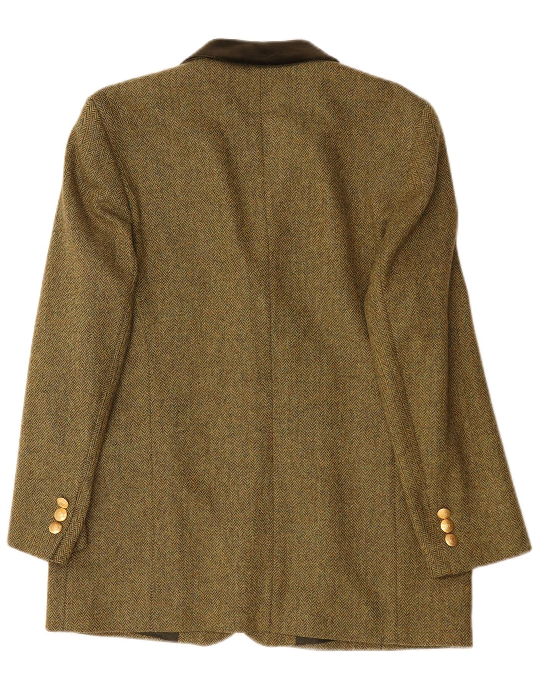 Jachetă Blazer pentru femei Basler, cu 3 nasturi, UK 16, mare, verde, Heringbone Classic