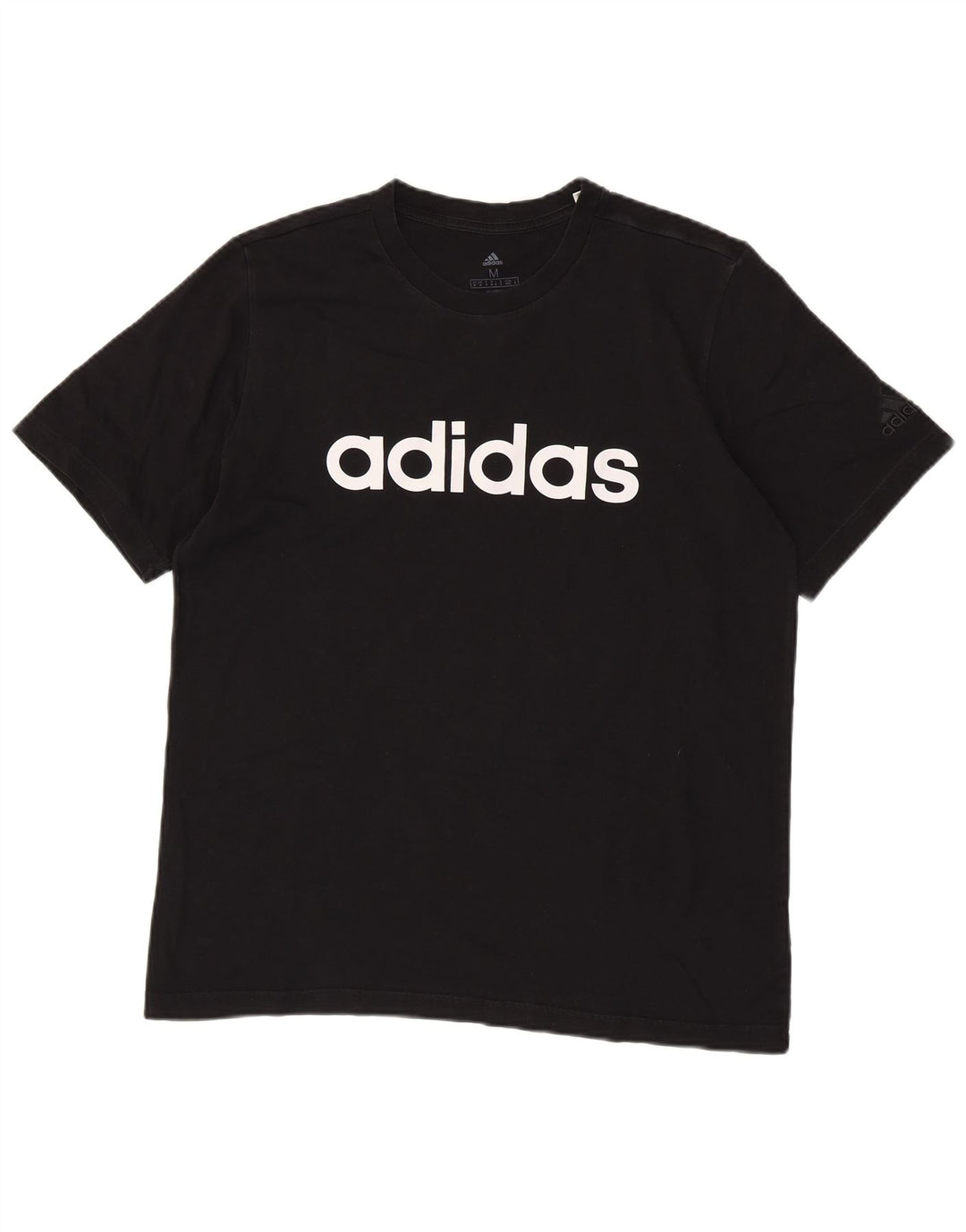Tricou grafic Adidas pentru bărbați Top mediu negru bumbac
