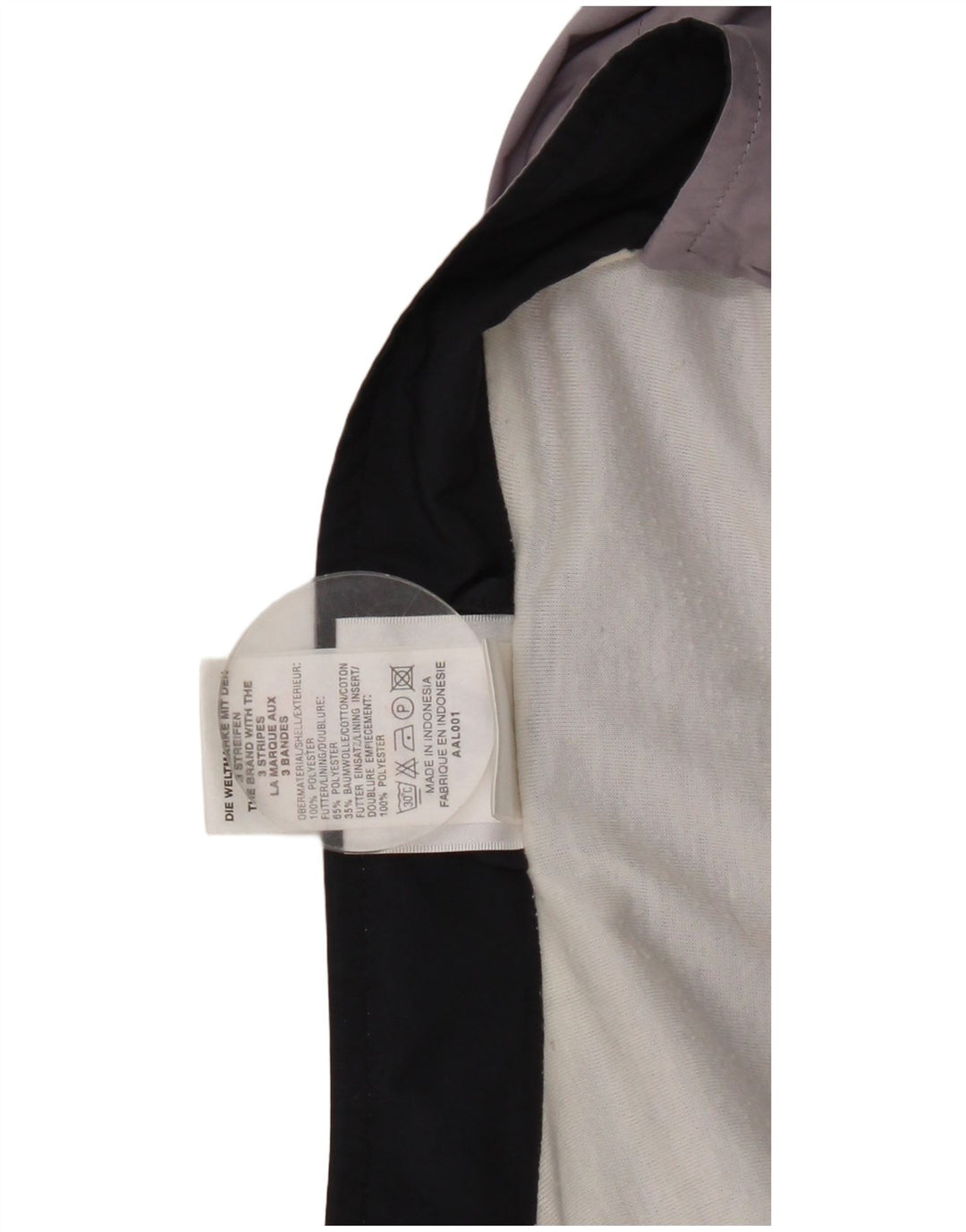 Jachetă de top pentru trening Adidas pentru femei UK 14 mare, violet, poliester color bloc