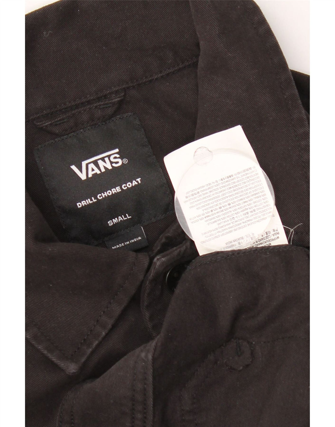 Jachetă Vans Graphic Denim pentru bărbați UK 36 Small Black Bumbac