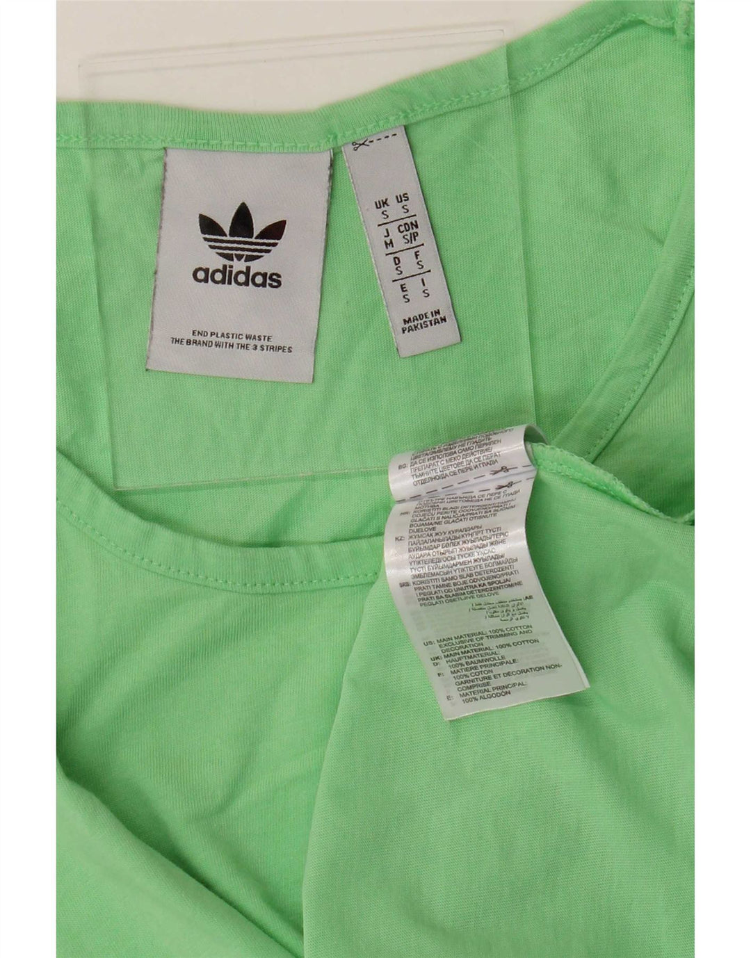 Vestă pentru bărbați Adidas Top mic verde bumbac