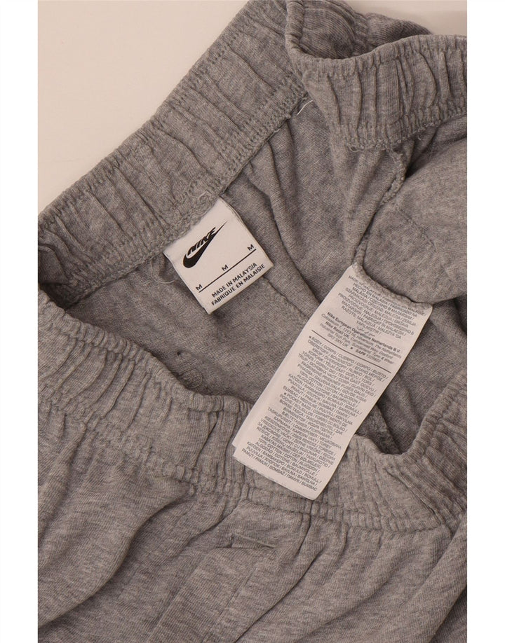 Pantaloni scurti sport Nike pentru femei UK 12, bumbac gri mediu