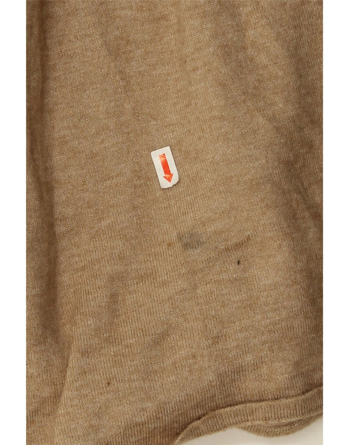 Pulover cardigan pentru femei Zara UK 14 Medium Bej