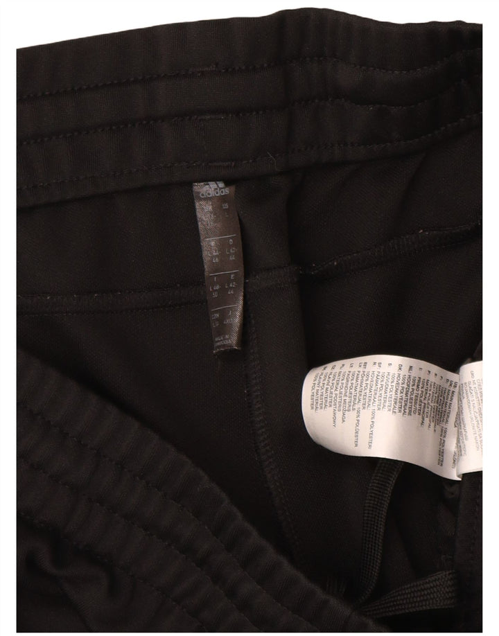 Pantaloni de trening Adidas pentru femei Marea Britanie 16/18 Poliester negru mare