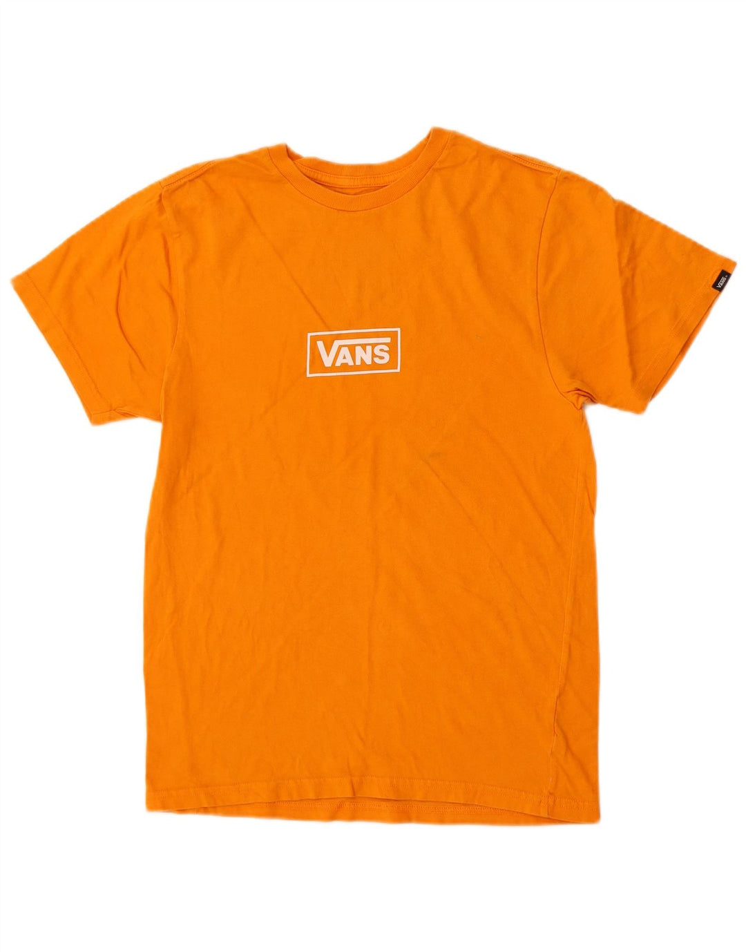Tricou grafic personalizat Vans pentru bărbați Top mic din bumbac portocaliu