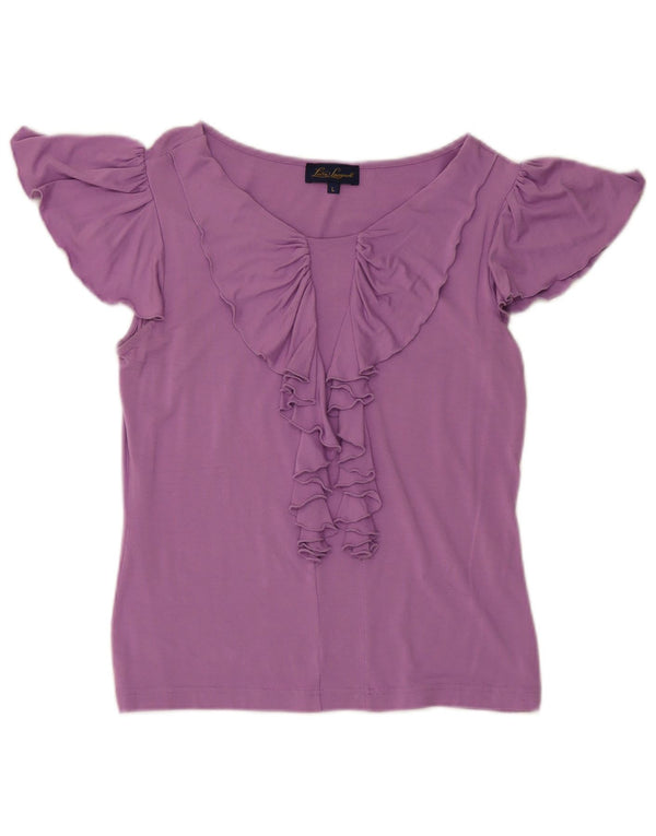 Tricou pentru femei Luisa Spagnoli Top UK 14 Large Violet