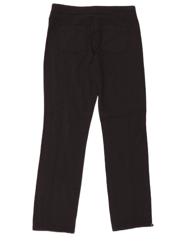 Pantaloni de trening ATHLETA pentru femei UK 14 Medium Black Nylon
