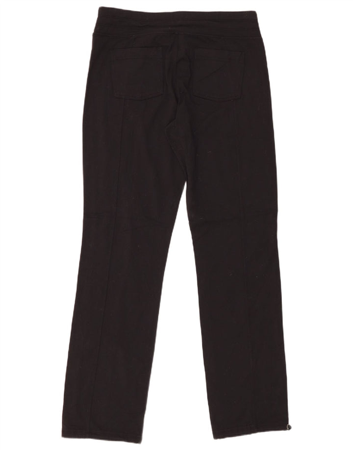 Pantaloni de trening ATHLETA pentru femei UK 14 Medium Black Nylon