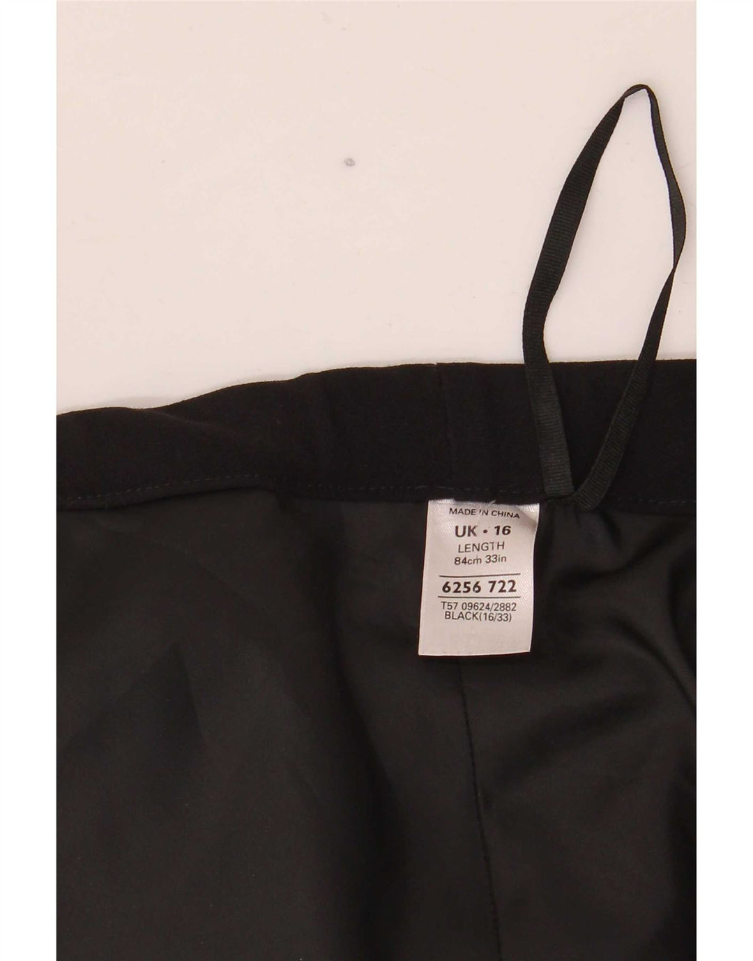 Fusta A-Line pentru femei Marks & Spencer, cu model abstract, UK 16 Large W40 Black