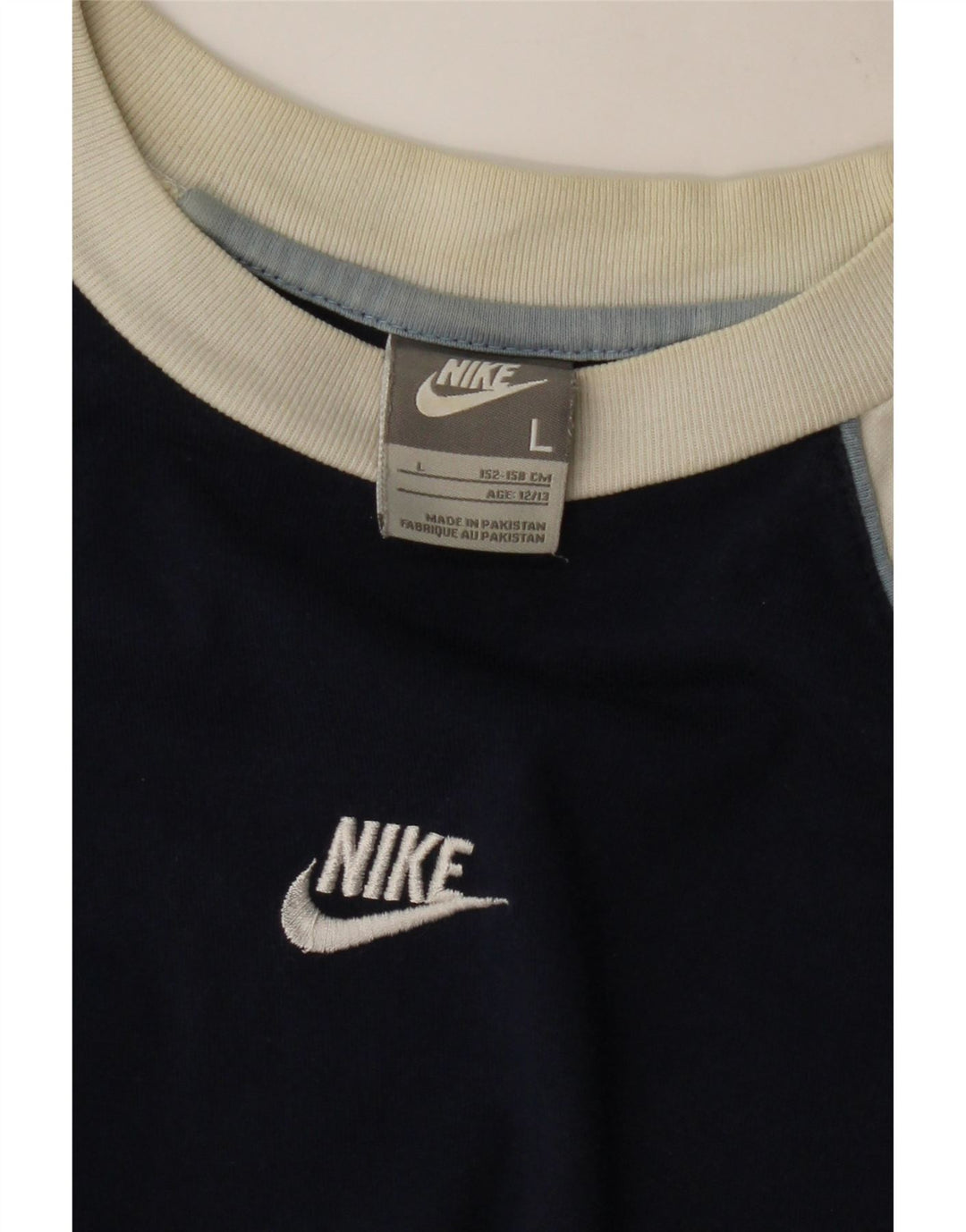 Top cu vestă grafică NIKE pentru băieți 12-13 ani, mare, bleumarin, color block