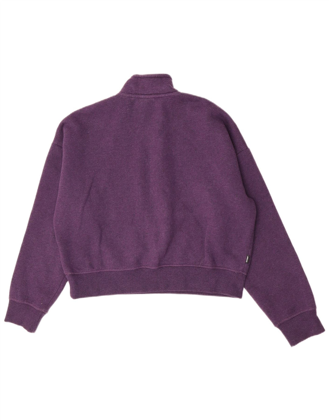 Pulover oversized crop Superdry pentru femei UK 14 mare violet