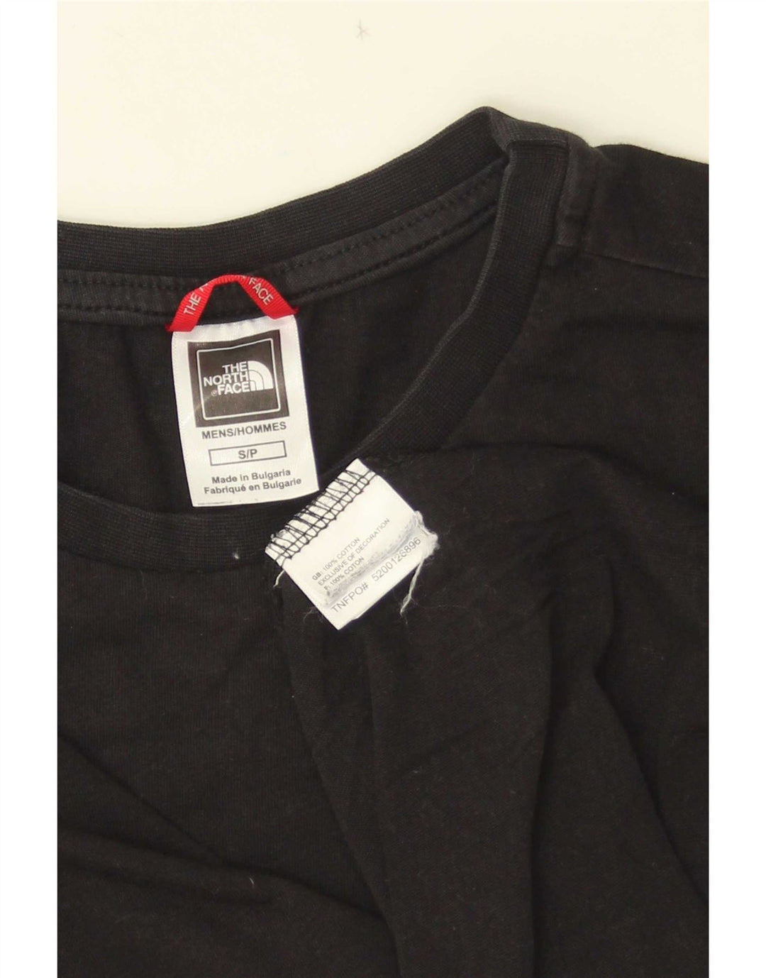 Tricou pentru bărbați The North Face Top mic, negru, bumbac
