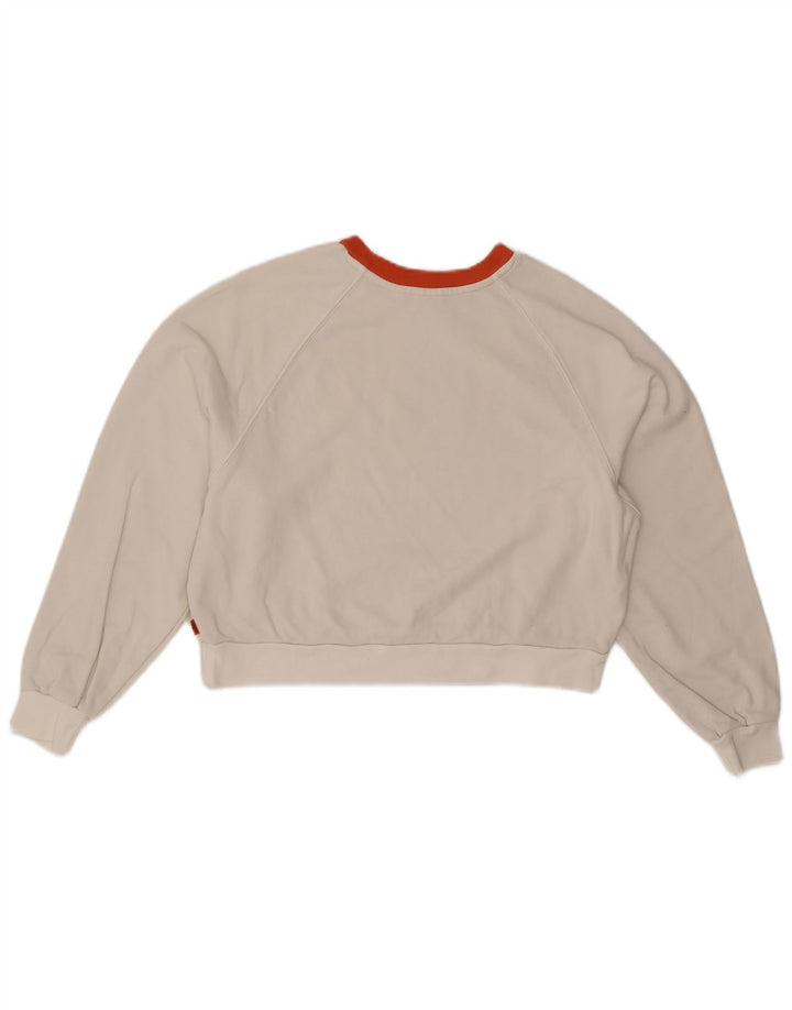 Pulover de hanorac oversize crop grafic LEVI'S UK 6 XS alb
