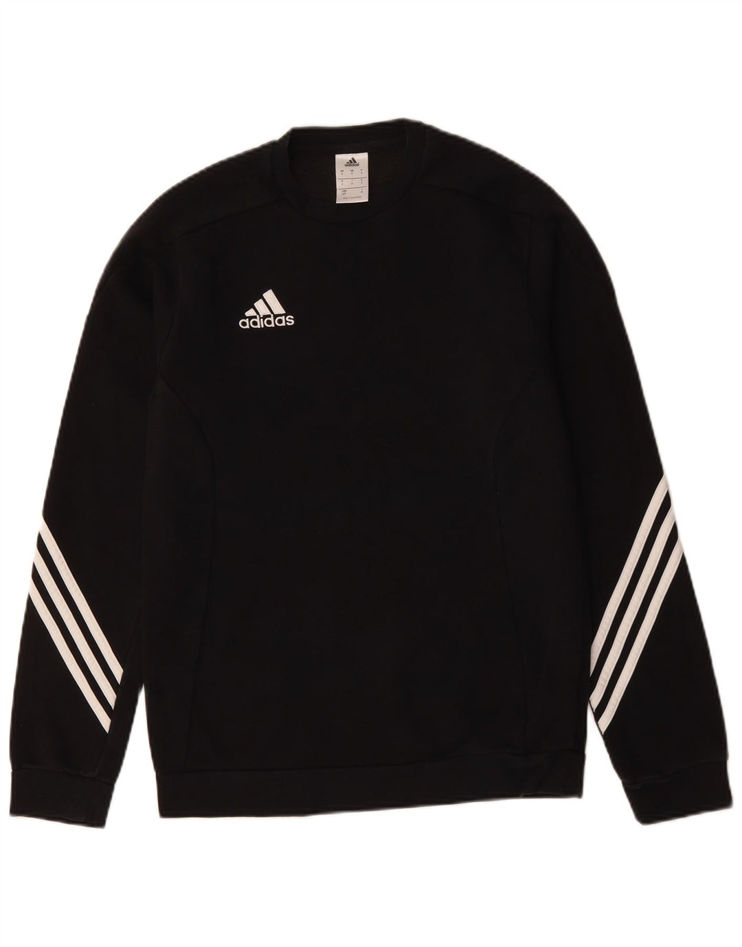 Hanorac pentru bărbați ADIDAS Jumper mic, negru, bumbac