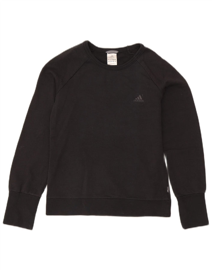 Pulover adidas pentru femei UK 12, mediu, bleumarin, bumbac