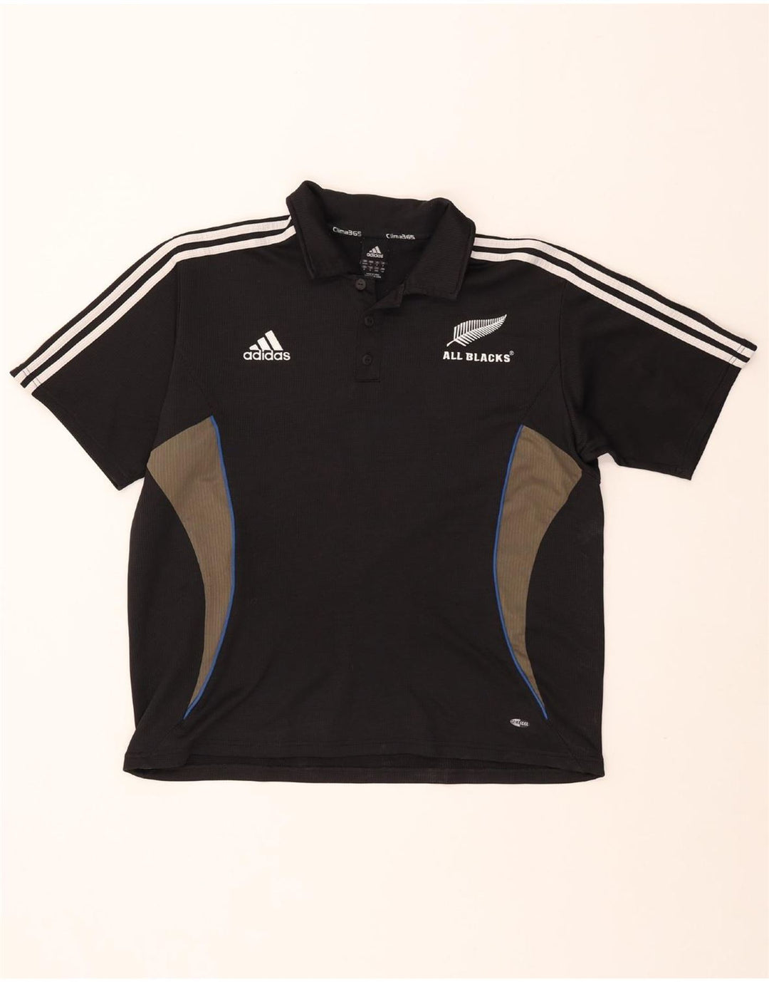 Tricou polo ADIDAS Noua Zeelandă pentru bărbați Marea Britanie 44/46, mare, negru