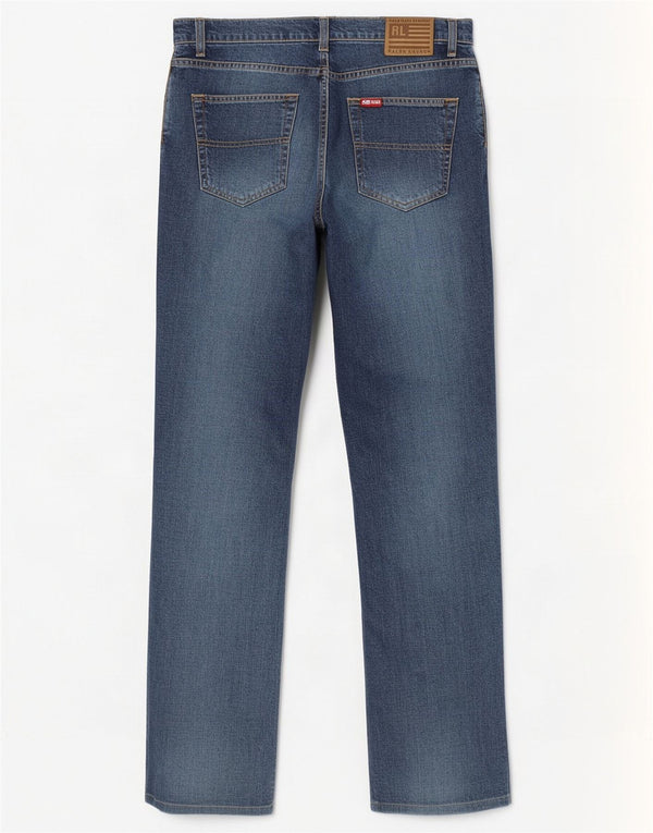 Blugi drepti pentru femei Ralph Lauren US 10 Large W31 L28 Blue Bumbac