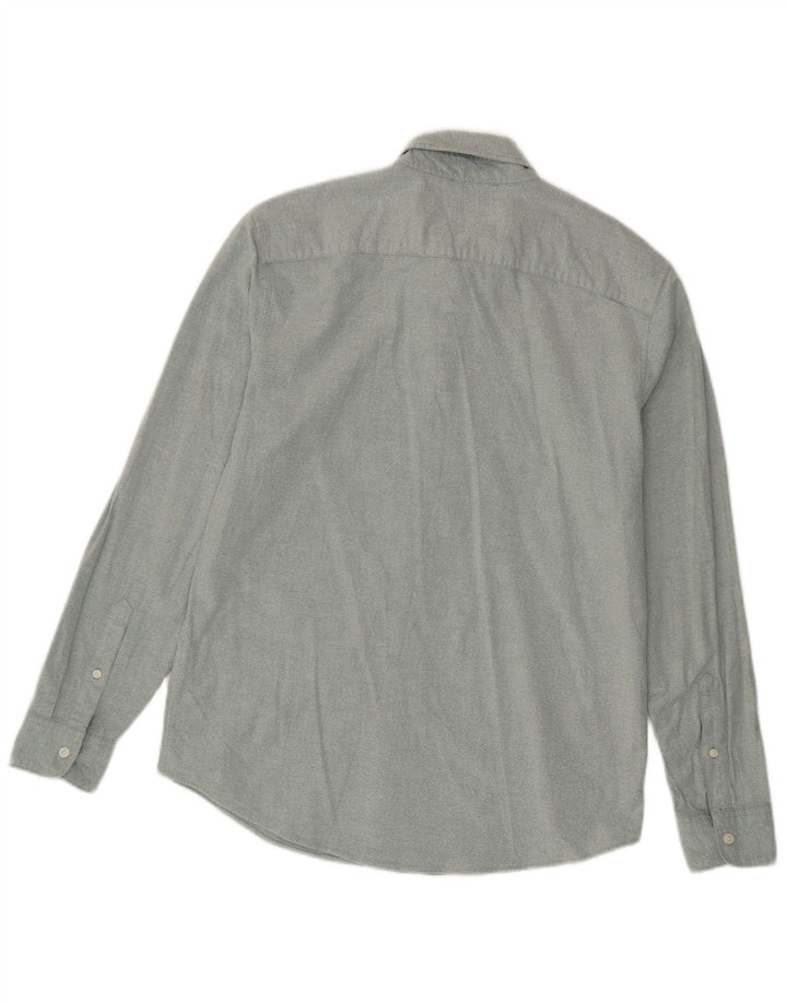 Cămașă pentru bărbați Abercrombie & Fitch, bumbac albastru mediu