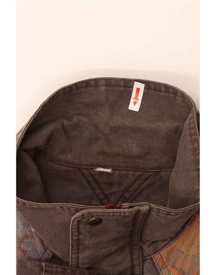 Jachetă pentru bărbați SALEWA UK 42 XL, bumbac color bloc, gri