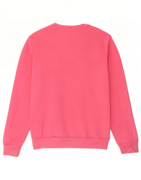 Pulover adidas supradimensionat pentru femei UK 4/6 XS bumbac roz