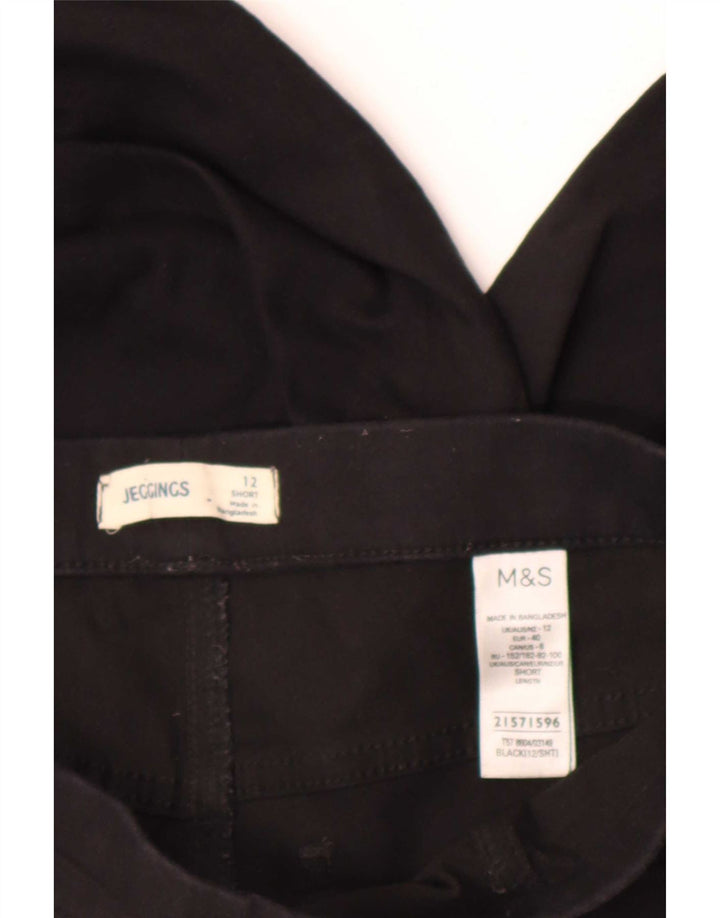 Blugi jegging pentru femei Marks & Spencer UK 12 Medium W30 L28 Bumbac negru