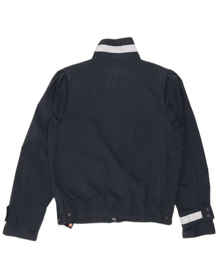 Blauer Bomber Jacket pentru bărbați UK 36 Mic albastru marin Colorblock
