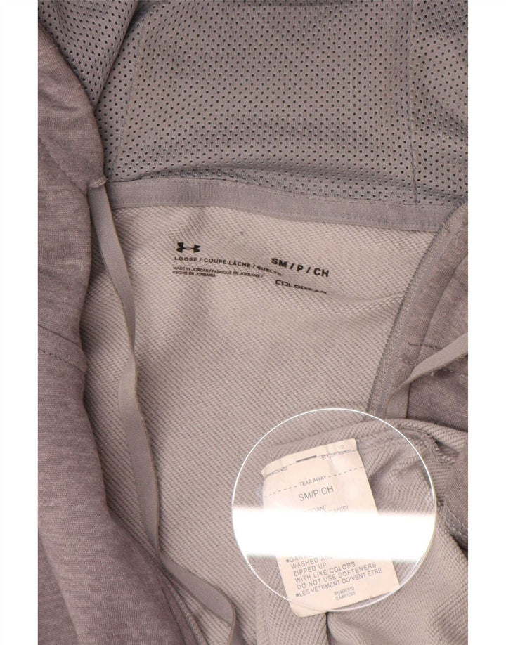 Pulover Under Armour Cold Gear pentru bărbați, cu fermoar, poliester mic, gri